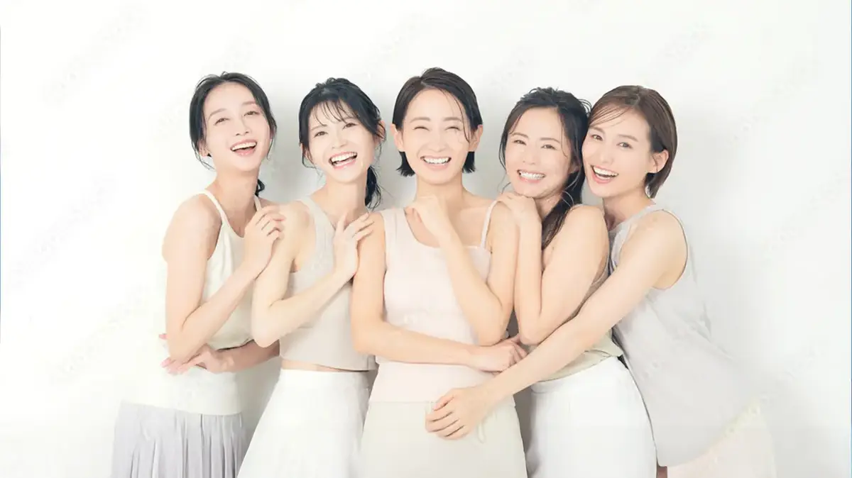 熟齡女性的笑容